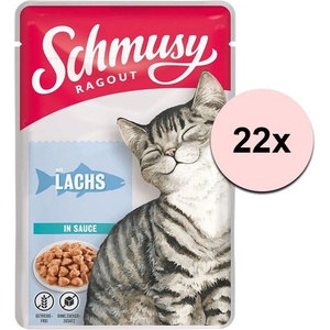 Schmusy Ragout консерви сьомга в сос 22 x 100 г