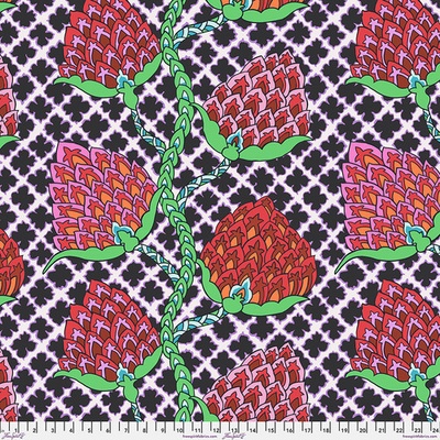 Free Spirit Paisley Flower - Contrast - February 2024, Kaffe Fassett