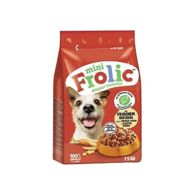 Frolic pro dospělé psy malých plemen drůbež 1,5 kg