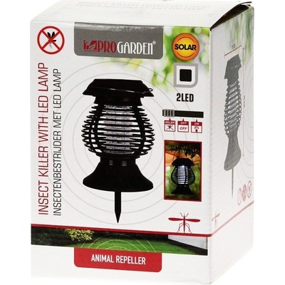 Lapač hmyzu UV solární lampa 2v1 26 cm PROGARDEN KO-DX9500800