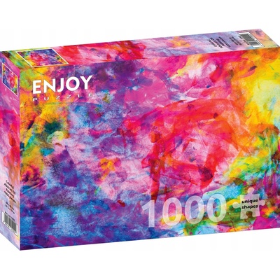 Enjoy Barevné abstraktní olejomalba 1000 dílků