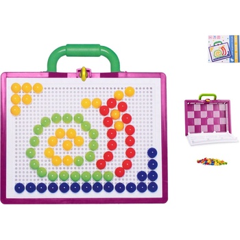 Mikro trading Mozaika kloboučky 100 ks s tabulkou