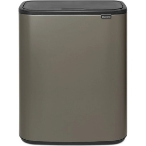 Brabantia Кош за смет Brabantia Bo Touch 2x30L, Platinum