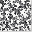 TaT servítky Source of Fame black 33x33cm