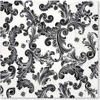 TaT servítky Source of Fame black 33x33cm