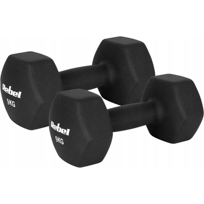 Rebel Neoprenové činky 2 x 9 kg 2 ks