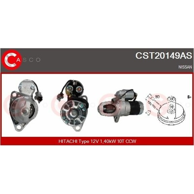 Štartér CASCO CST20149AS
