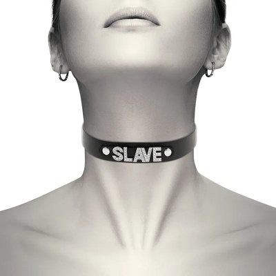 Coquette Hand Crafted Choker Slave 229290 Black