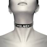 Coquette Hand Crafted Choker Slave 229290 Black