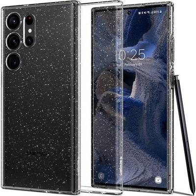 Púzdro Spigen Liquid Crystal Glitter Clear Samsung Galaxy S23 Ultra