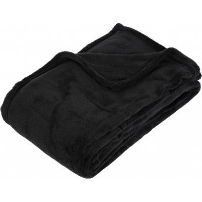 Atmosphera Měkká hřejivá deka z mikrovlákna černá 125x150