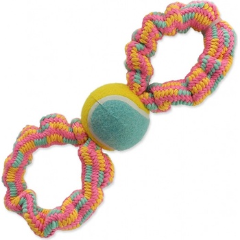 Dog Fantasy osmička farebné + tenisák vzor 2 27 cm