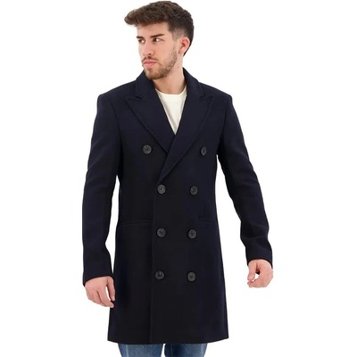 SUPERDRY Палто Superdry Merchant Town coat - Black (Navy)