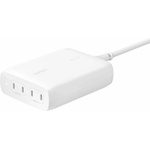 Baseus Захранване за ел. мрежа за лаптопи, смартфони и таблети с 4xUSB-C изходи с технология за бързо зареждане - Belkin Boost Charge Pro 4-Port GaN Charger 200W (бял)