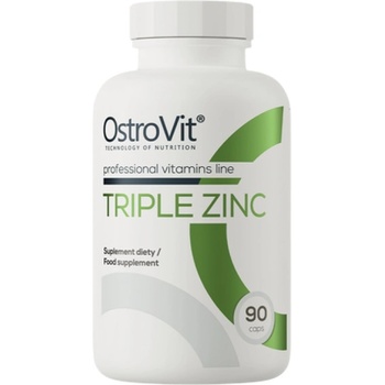 Image 1 of OstroVit Triple Zinc / Gluconate + Picolinate + Citrate [90 капсули]