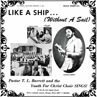 Pastor T.L. Barrett & the Youth for Christ Choir - Like a Ship Without a Sail Splatter LP