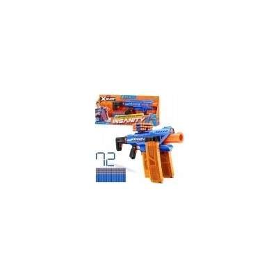 Pistole ZURU X-Shot Insanity s motorem, 3 zásobníky, 72 šipek