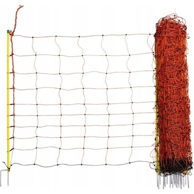 Kerbl Síť na elektrický ohradník 108 cm x 50 m oranžová 27254D