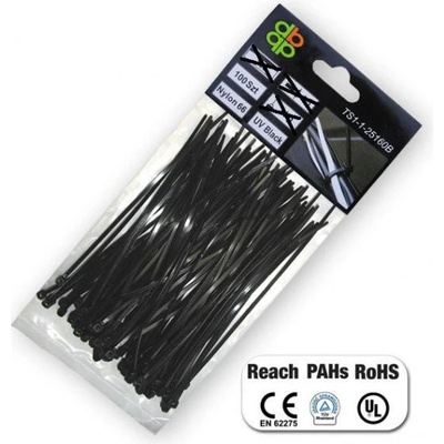 Bradas BR-TS1176450B Stahovací pásky 7,6x450mm 100 ks – Zboží Dáma