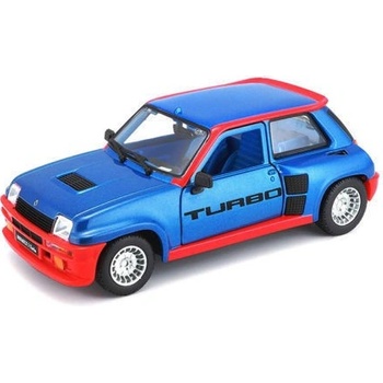 Bburago Renault 5 Turbo modrá 1:24