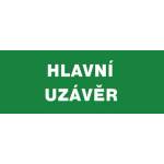 ČERVA EXPORT IMPORT a. s CERVA 12435 T. / Табела за безопасност "ГЛАВНА КЛЮЧАЛКА" - 30x21 см (9903003399999)