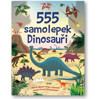 555 samolepek Dinosauři