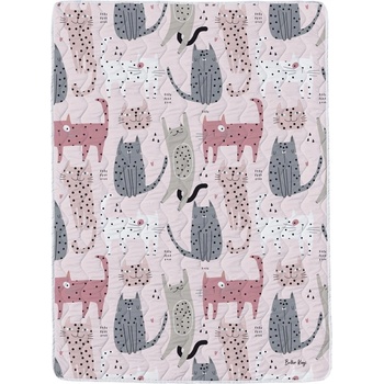 Butter Kings Олекотени одеяло и калъфка за възглавница в комплект от памучен сатен 140x200 cm - Butter Kings (I_19_blanket)