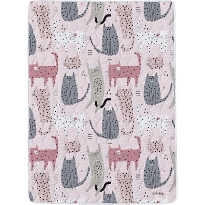 Butter Kings Олекотени одеяло и калъфка за възглавница в комплект от памучен сатен 140x200 cm - Butter Kings (I_19_blanket)