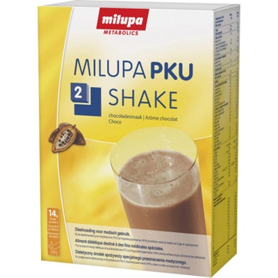 MILUPA PKU 2 SHAKE ČOKOLÁDA POR PLV SOL 10X50G
