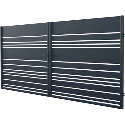 POLARGOS Двукрила оградна врата lavender (цената е за пълен комплект за монтаж) (lavender.400.150)