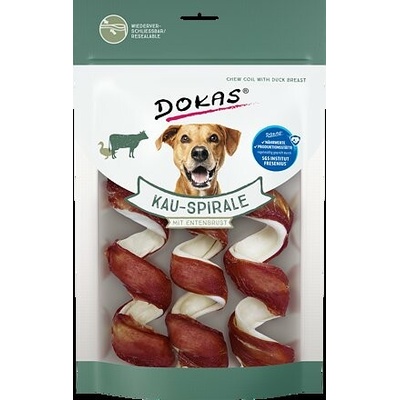 Dokas Špirály z hovädzej kože obalené kačacím mäsom 110 g