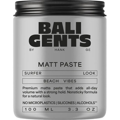 Bali Gents Matující fixační pasta na vlasy 100 ml