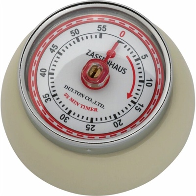 Zassenhaus SPEED Retro magnetická kuchyňská minutka krémová