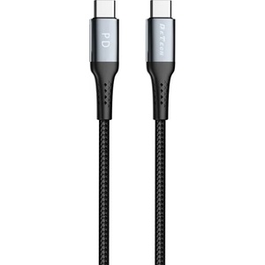 DeTech Кабел за данни DeTech DE-43CC2, Type-C - Type-C, PD, 2.0m, Черен - 40265