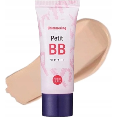 Holika Shimmering Petit BB Cream SPF45 rozjasňujúci BB krém na tvár 30 ml