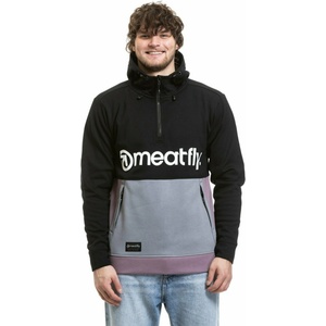 Meatfly мъжка технична суитшърт Tason Orchid / Gray Meatfly | Cheren | МЪЖЕ | M