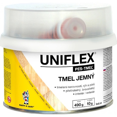 BARVY A LAKY HOSTIVAŘ Uniflex PES-TMEL jemný 2 kg – Zboží Mobilmania