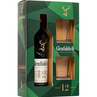 Glenfiddich 12y 40% 0,7 l (set)
