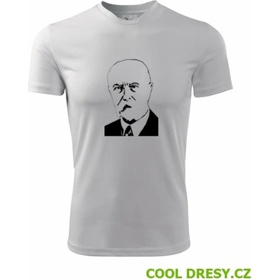 Tričko Tomáš Garrigue Masaryk Tričko s Masarykem bílé