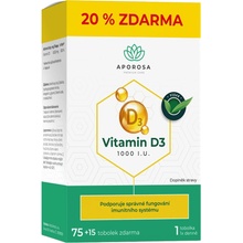 Aporosa Vitamin D3 1000I.U. 90 tobolek