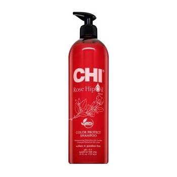 CHI Rose Hip Oil Color Nurture Protecting Shampoo Защитен шампоан за боядисана коса 739 ml