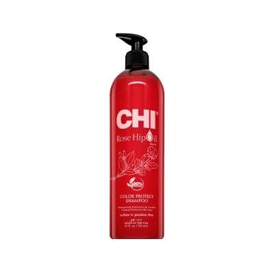 CHI Rose Hip Oil Color Nurture Protecting Shampoo Защитен шампоан за боядисана коса 739 ml