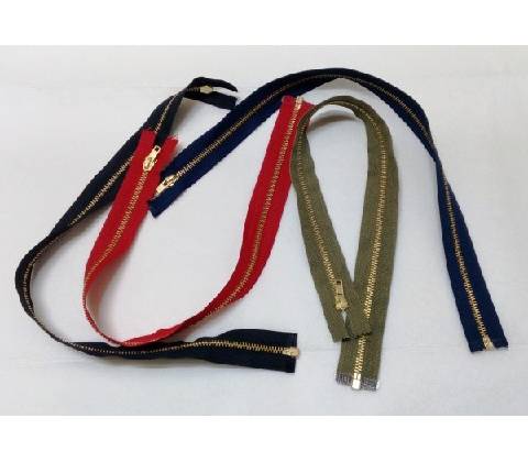 Zip mosazný 60 cm
