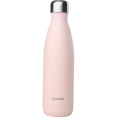 Qwetch ORIGINALS izolovaná lahev 500 ml Pastelově růžová