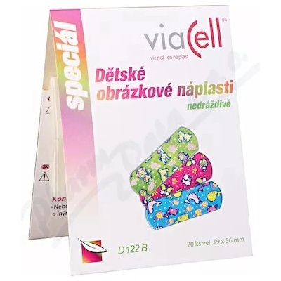 Viacell D122B Dětské obrázkové náplasti 20 ks