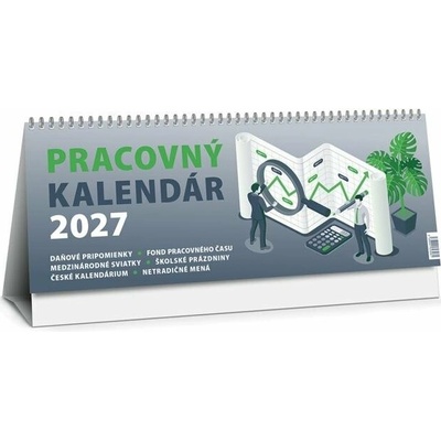 Press Group Stolový riadkový 30 x 12 cm Pracovný veľký 2027