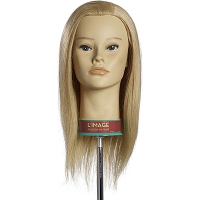 L´image Cvičná hlava platinová blond Limage Claudia 35 cm