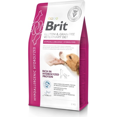 Brit VD Dog GF Hypoallergenic Hydrolyzed 2 kg