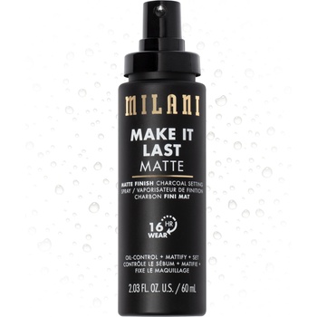 Milani Make it Last Matte - Matte Finish Charcoal Setting Spray База за лице 60ml