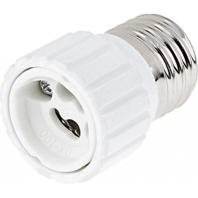 REV Adaptér objímky E27/GU10, 250 V, bílý